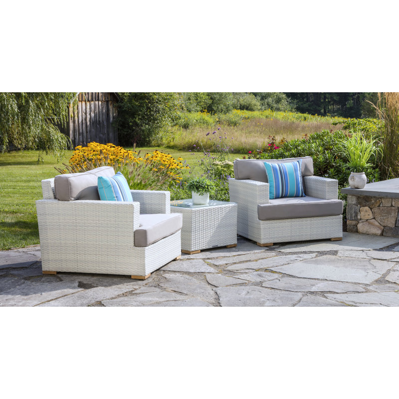 Mykonos Outdoor 3 - Piece Conversation Set