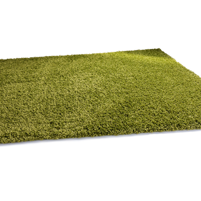 Alerte Solid Colour Shag Area Rug, Rectangle 100 x 155cm