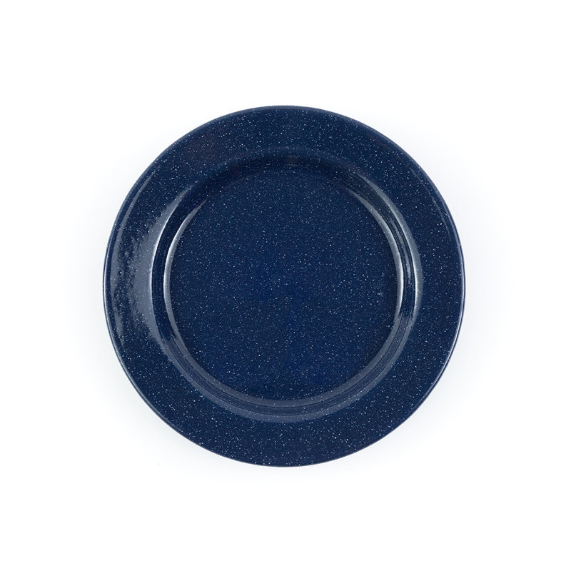 Crow Canyon Enamelware Stinson Dinner Plate, Navy
