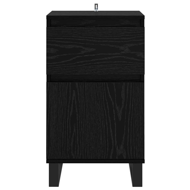 Accent Cabinet, Black Oak
