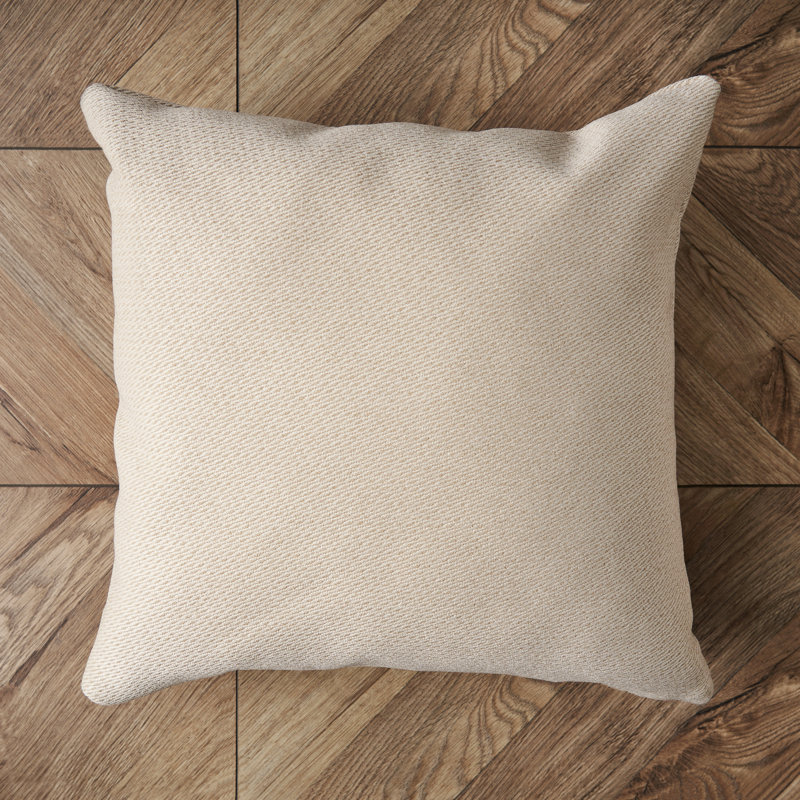 Agbogla Square Cushion, Champagne