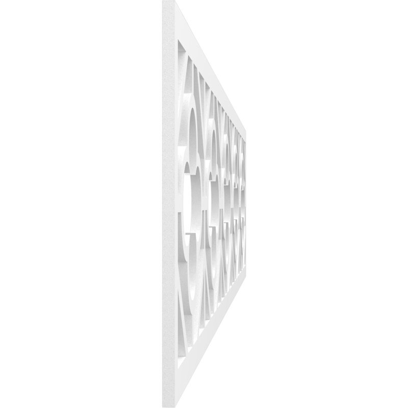 Moulure Hazelton, H 12 po x l 47 po x P 0,38 po, PVC de qualité architecturale