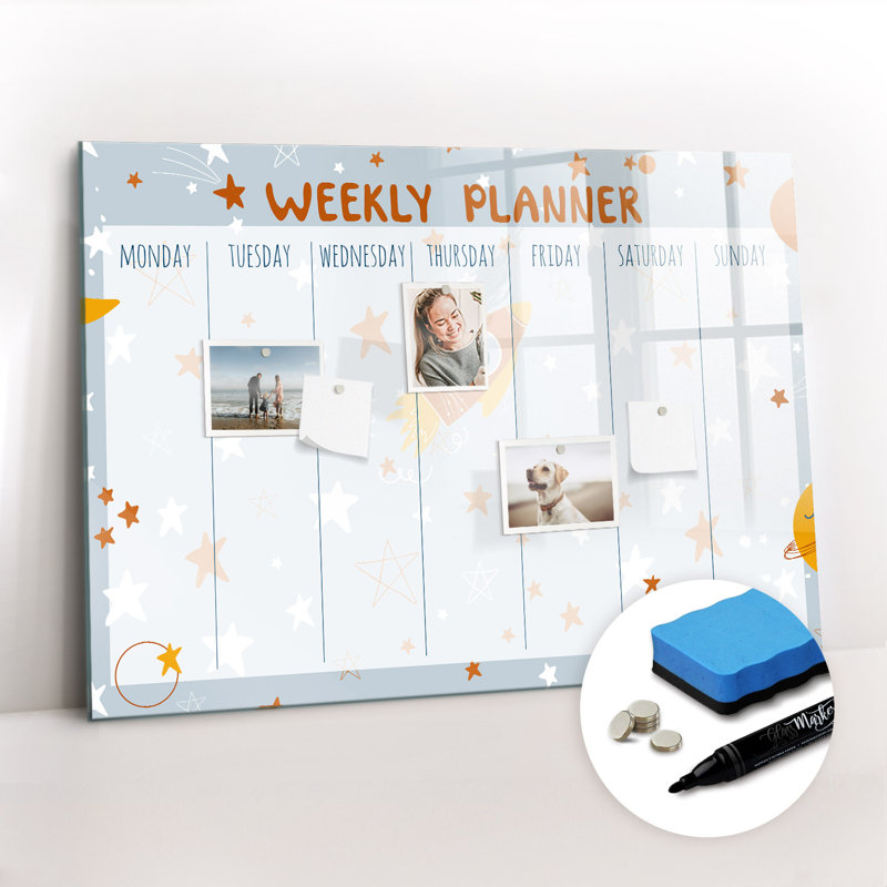 Magnetic Glass Dry Erase Board