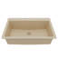 Évier de cuisine à simple cuve encastrable 33 po x 22 po Karran Quartz-61825439
