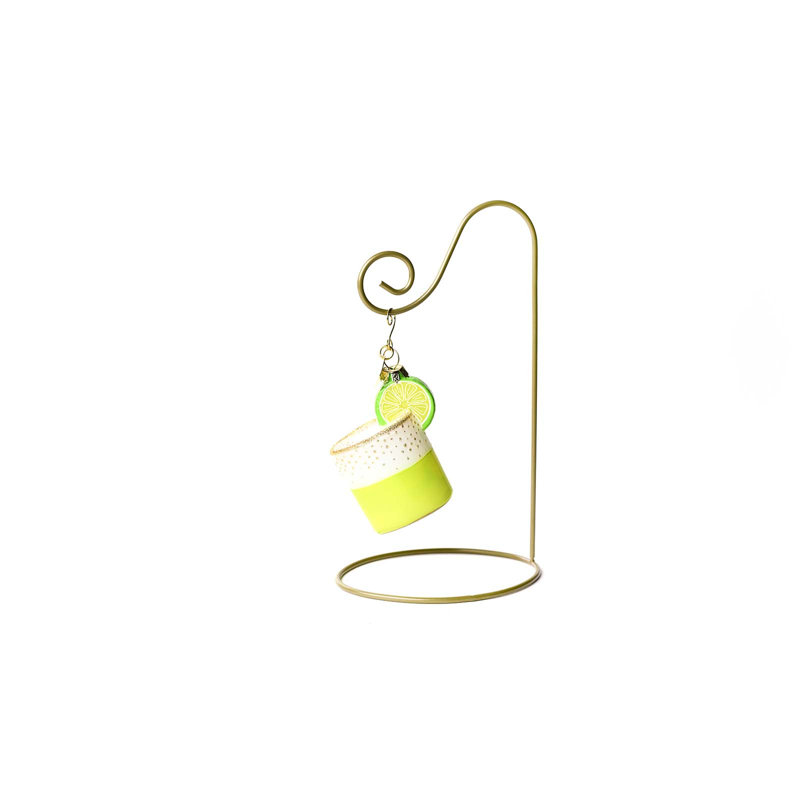Ornement en forme de margarita avec support doré