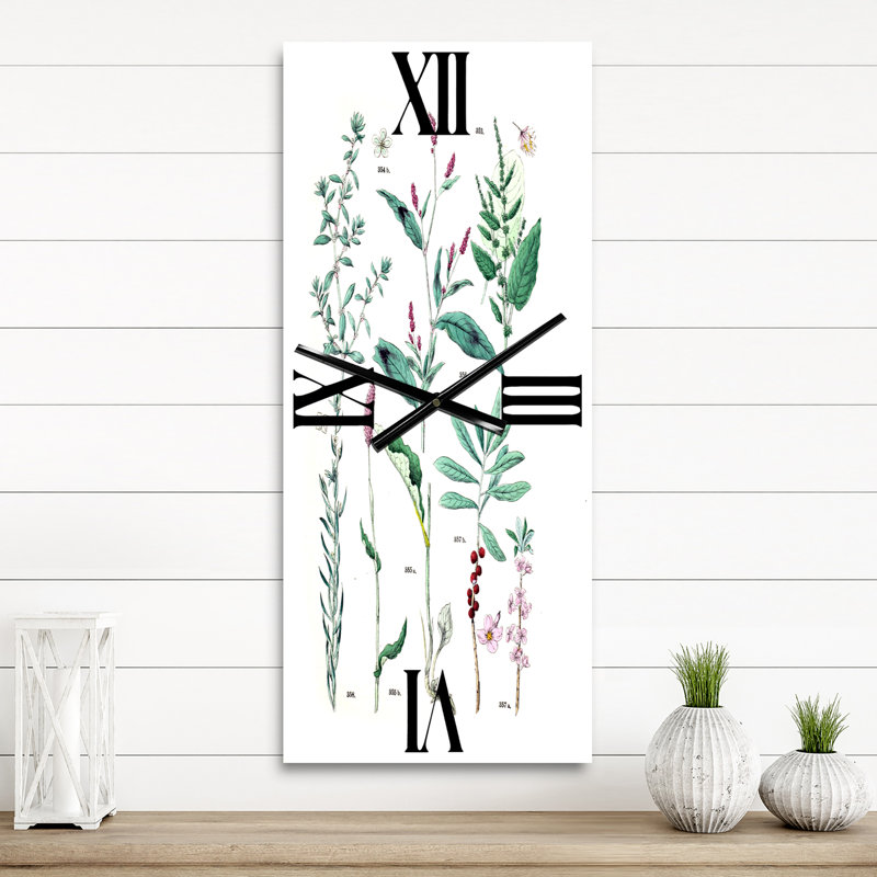 Horloge murale Plants, Grand