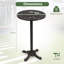 Round Outdoor Bar Table , 61cm cm W 61cm cm D