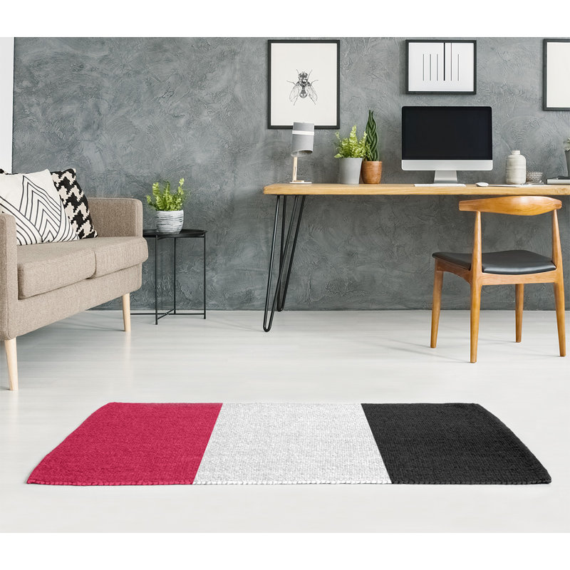 Tapis rouge/noir, Rectangle 7 pi x 5 pi
