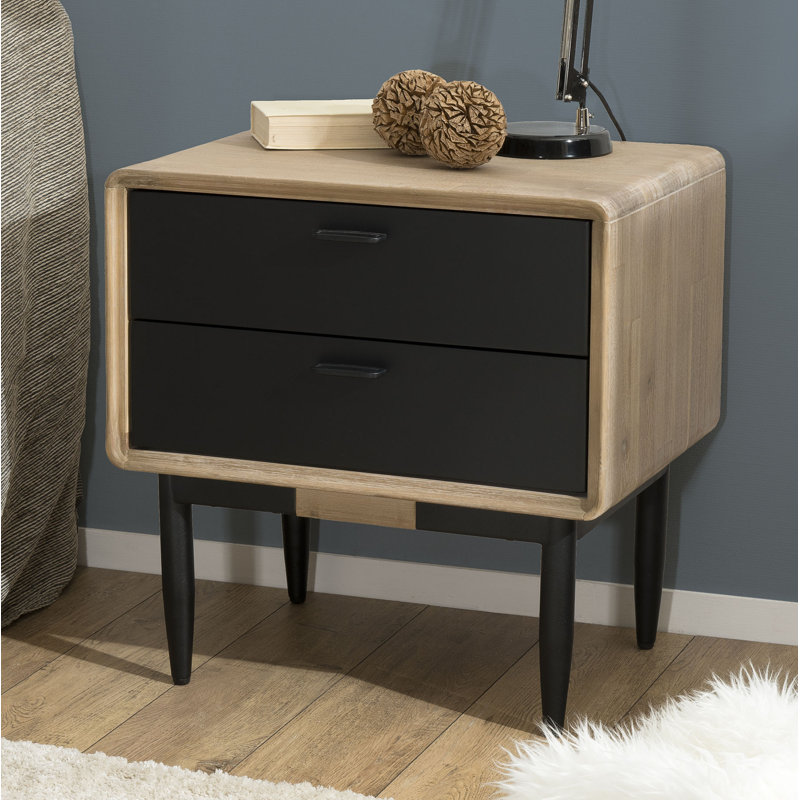 Huck 60cm W Bedside Table