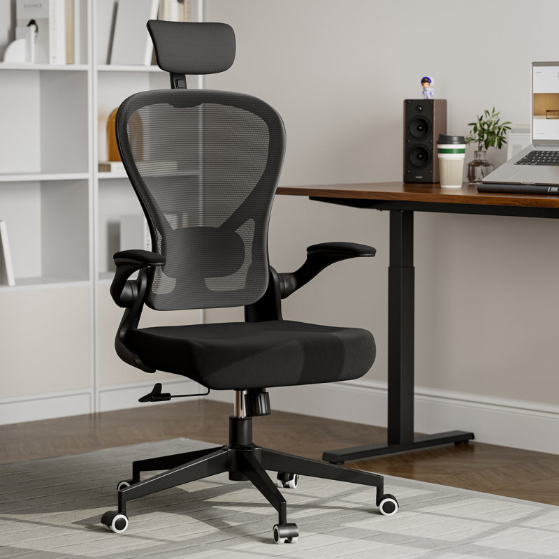 Chaise de dessinateur ergonomique, Noir