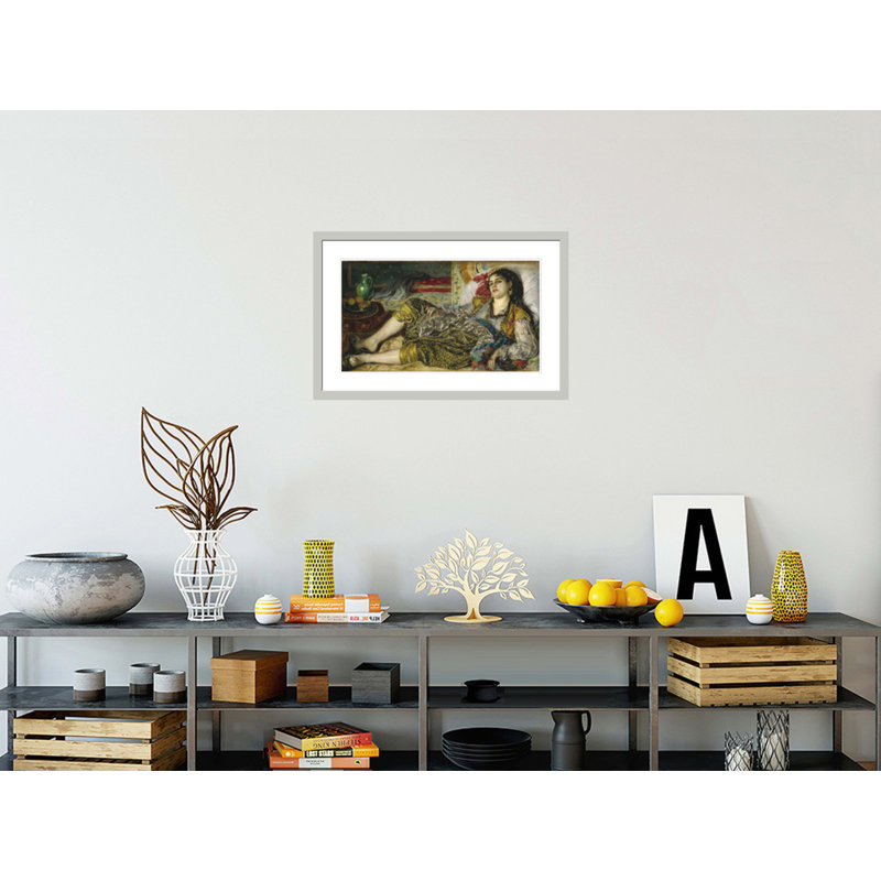 OdalisquePierre-Auguste Renoir - Impression giclée sur cadre, 19,38 po H x 29,5 po L