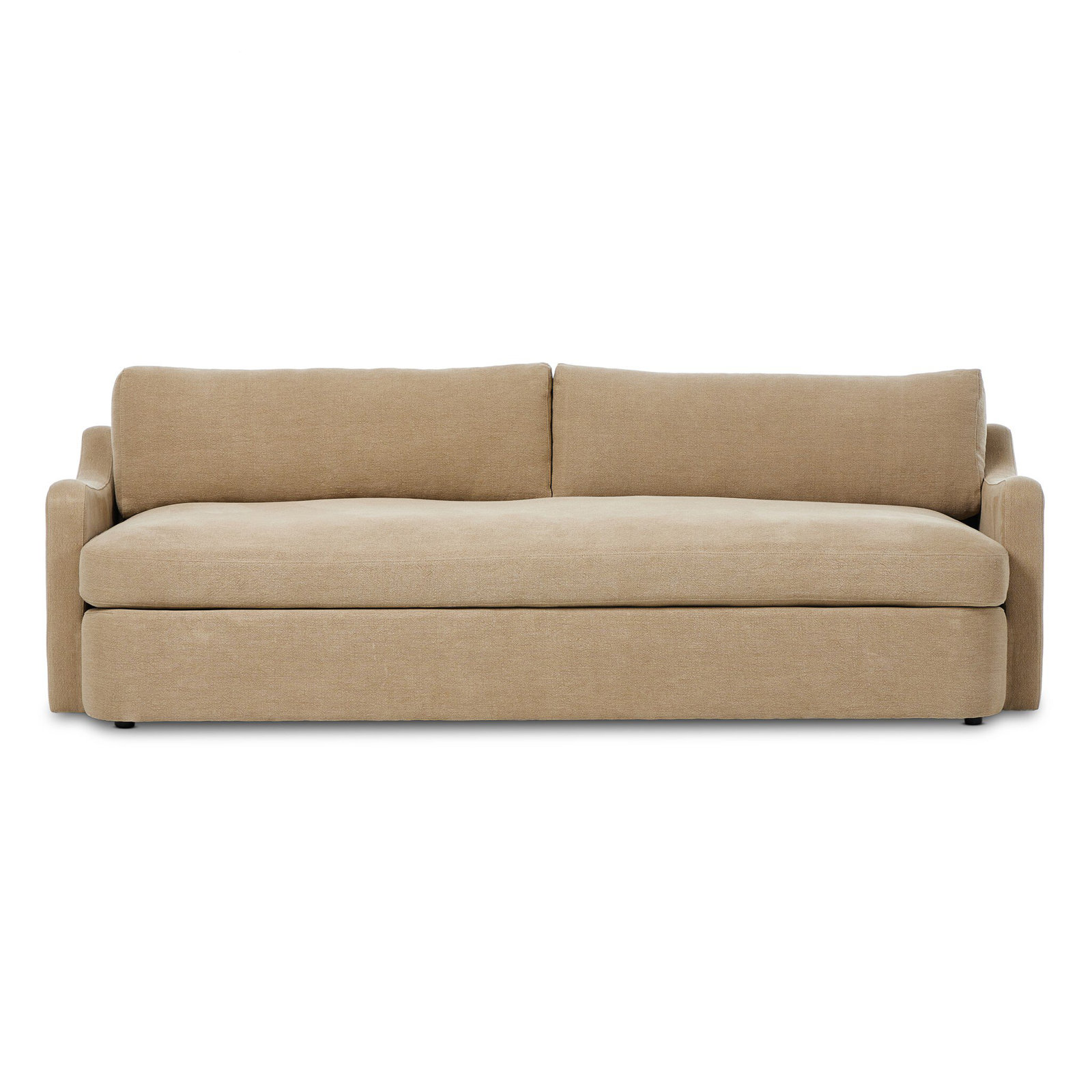 Georgie 96" Linen Sofa, Camel