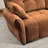 Chenille Upholstered 2-Seater Sectional Sofa With Ottoman-1342498986