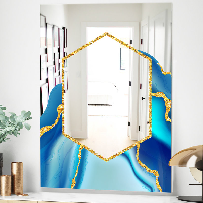 Miroir d'appoint Marbré, H 39,4 po x l 29,5 po