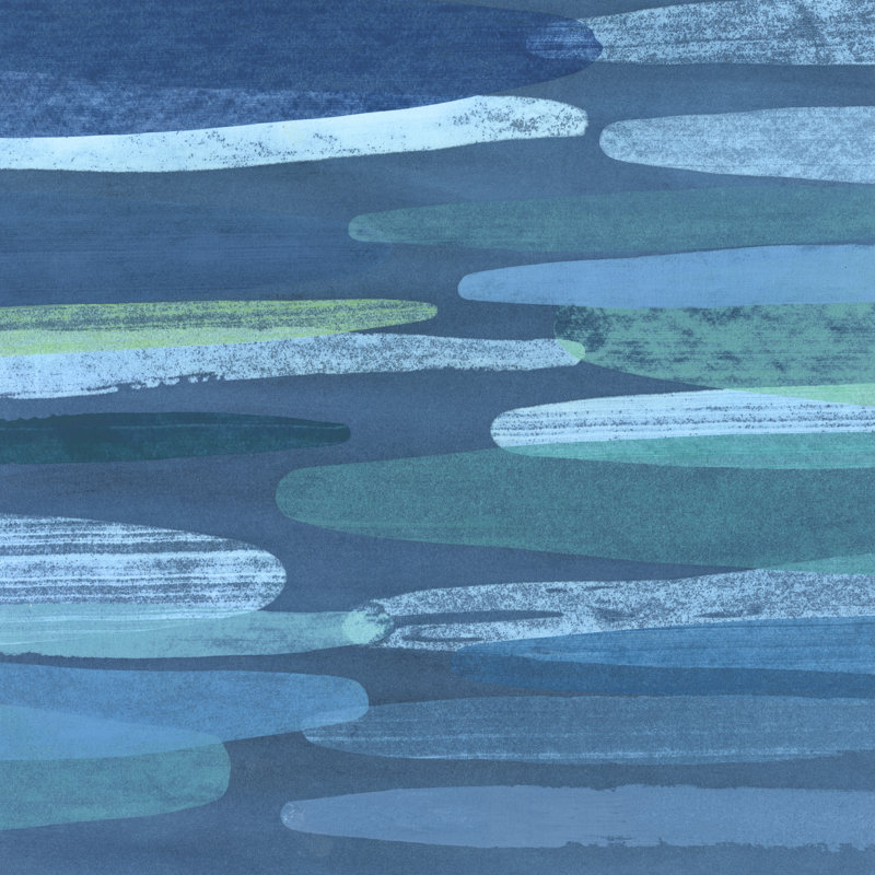 Overlapping Hues II by Megan Meagher - Wrapped Canvas Painting, 76cm H x 76cm W x 3.8cm D