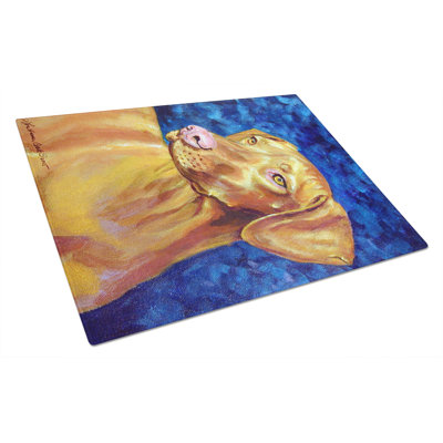 Caroline's Treasures Vizsla Glass Cutting Board