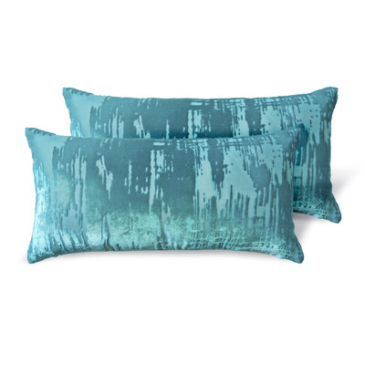 Brushstroke Mini Rectanlge Pillow Cover & Insert (Set of 2)