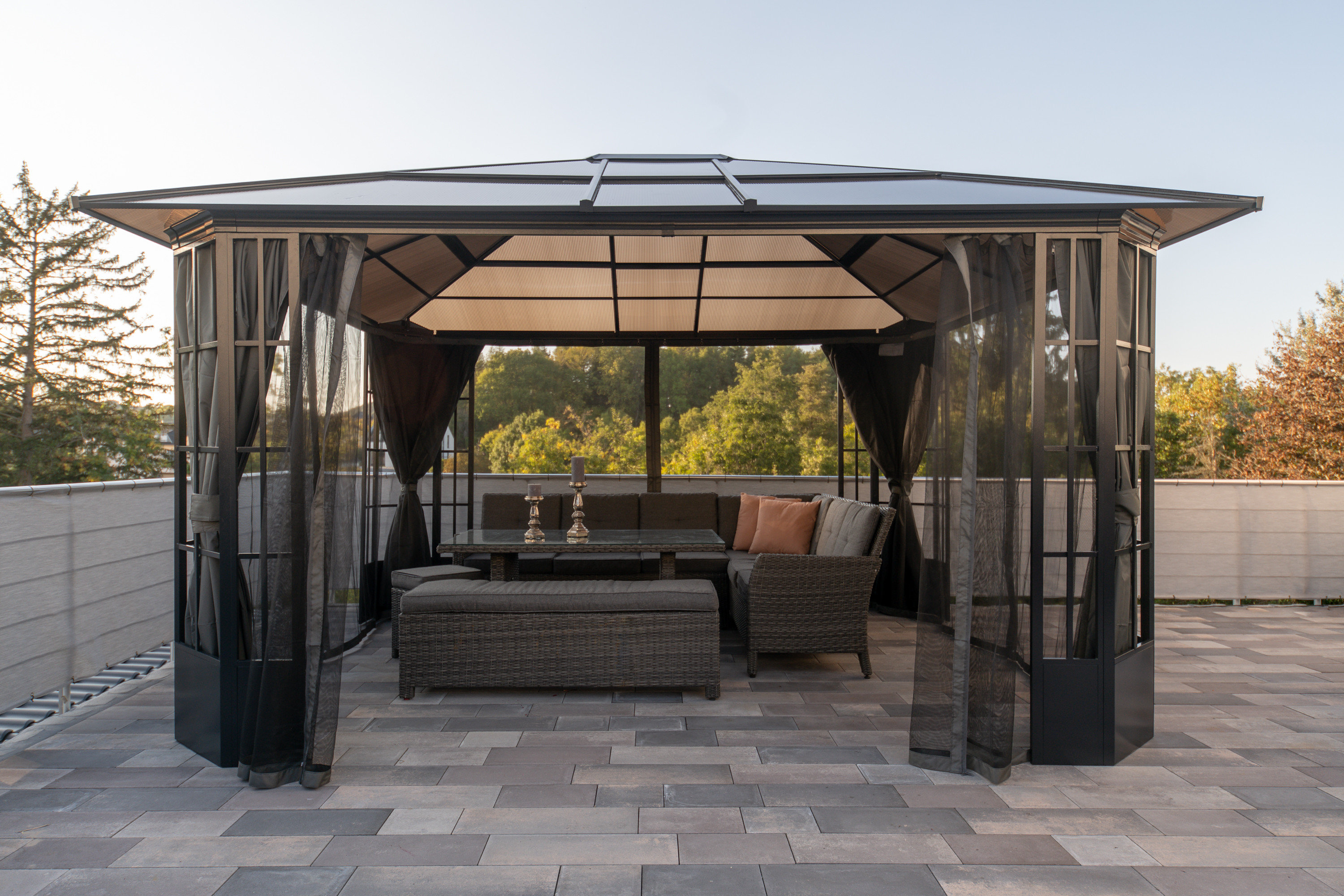 Pergola Sojag Genova Sojag Gazebo Curtains Sojag 12x12
