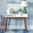 Izan 39-inch 1-drawer Wood Writing Desk White