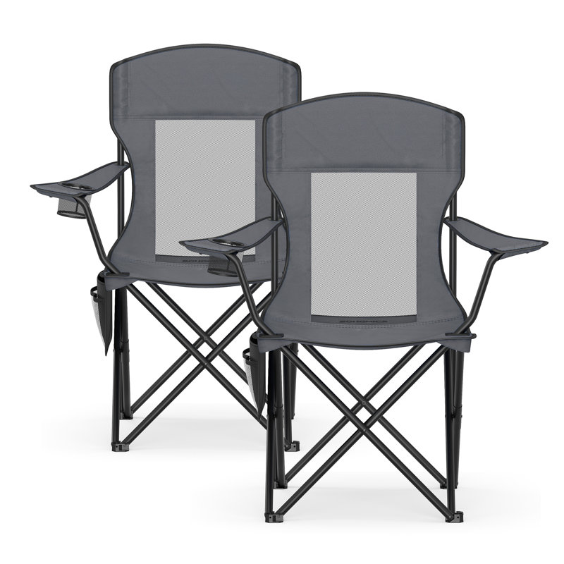 Folding Camping Chair, Grey