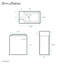 Meuble-lavabo mural 18 po Colmer-1083924183