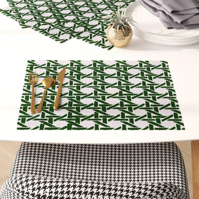 Josefien Polyester Geometric Rectangle Placemat