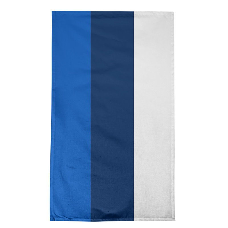 Serviette de thé basket Dallas, Bleu royal / bleu marine / blanc, Coton