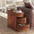 Solid Wood 2-Drawer End Table-2095973761