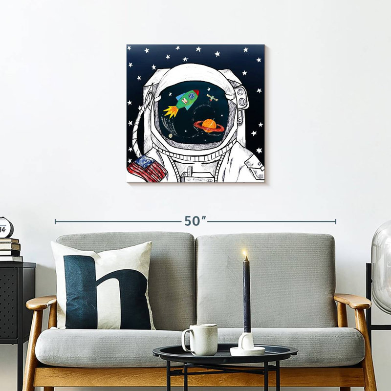 Oberle Looking At The Galaxy I, 24" H x 24" W