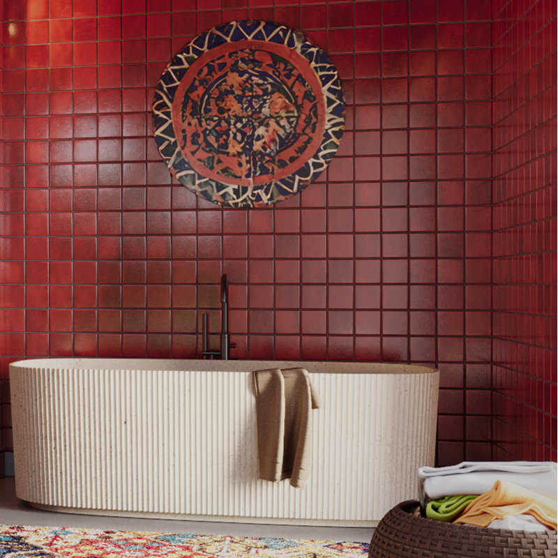 Menorca 4 In. X 4 In. Ceramic Wall Tile