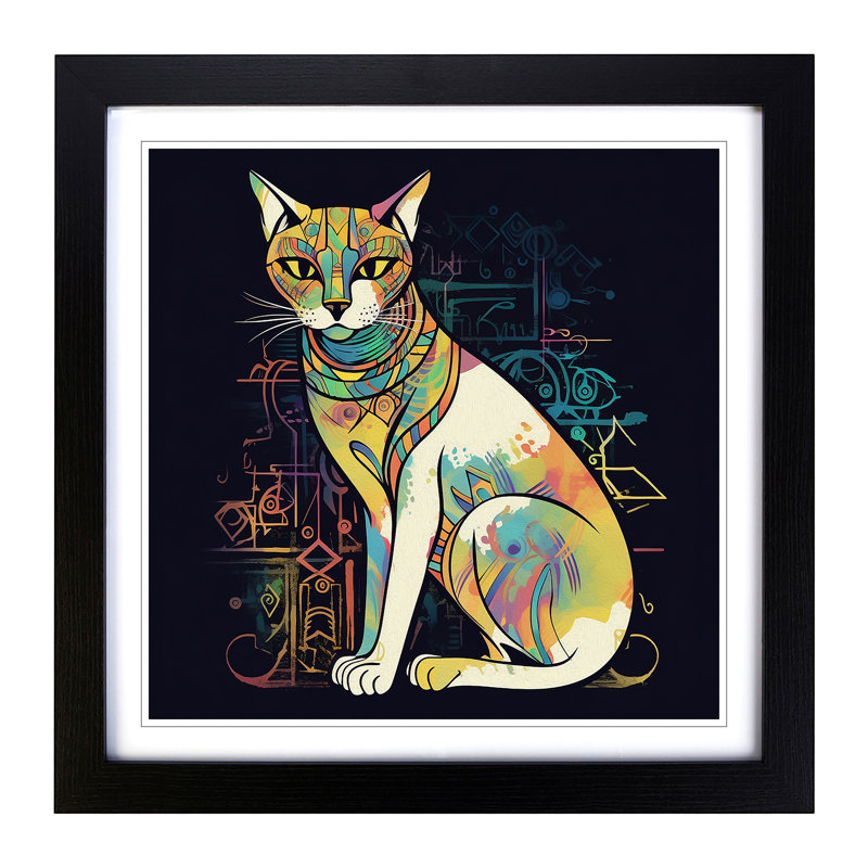 1 Piece Single Picture Frame Wall Art, Black