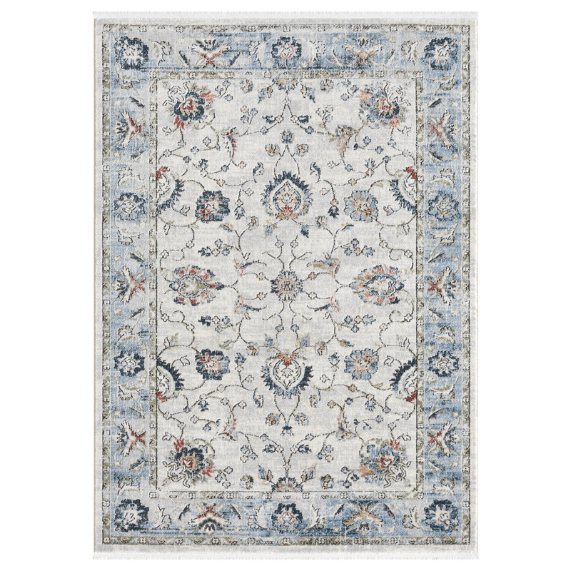 Tapis ivoire Elysium, Rectangle 5 pi 3 po x 7 pi 3 po