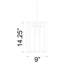Luminaire suspendu cylindrique à 1 lumière Mcelrath-29144271