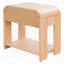 Modern One Drawer Waterfall Nightstand
