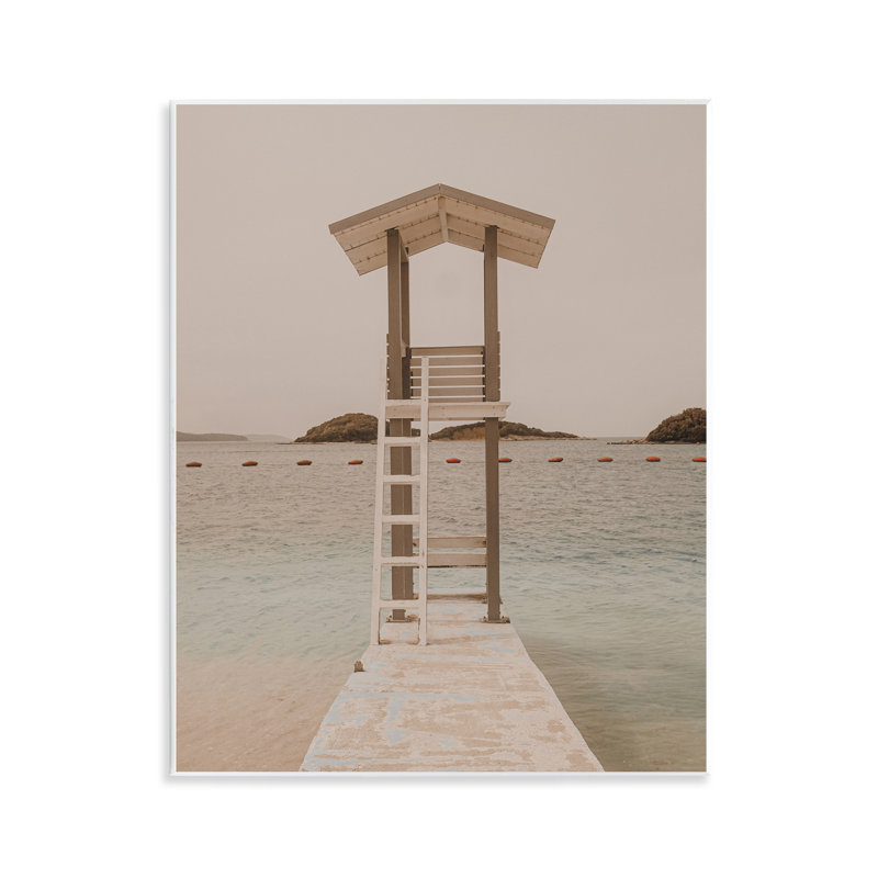  Art mural sur plaque Beach Lifeguard Lookout par LSR Design Studio