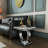3 Piece Coffee Table Set With Console Table And End Tables With Mirrored Silver U-Base