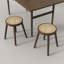 Rattan Accent Stool-1932079231