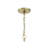 Kialey 5 - Light Ambry Gold Drum Pendant