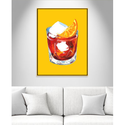 Imprimé jaune Negroni par Straker