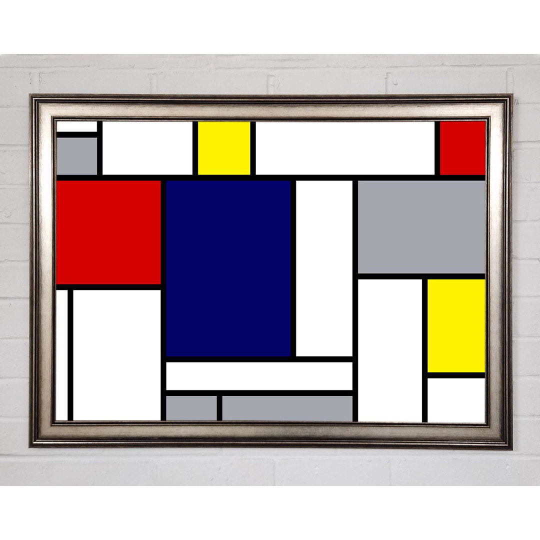 Gerahmtes Wandbild Rectangles Of Colour