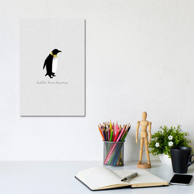 Hello Handsome - Wrapped Canvas Print