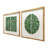 Set Of 2 Stone Shadow Box Framed Wall Art, 23.5 X 23.5 Decorative Display Case Prints | Gift Idea