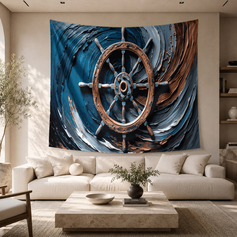 Tapisserie murale Nautical, 26 po x 36 po