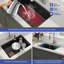 Évier de cuisine encastré en quartz 28 po x L 19 po-107440494