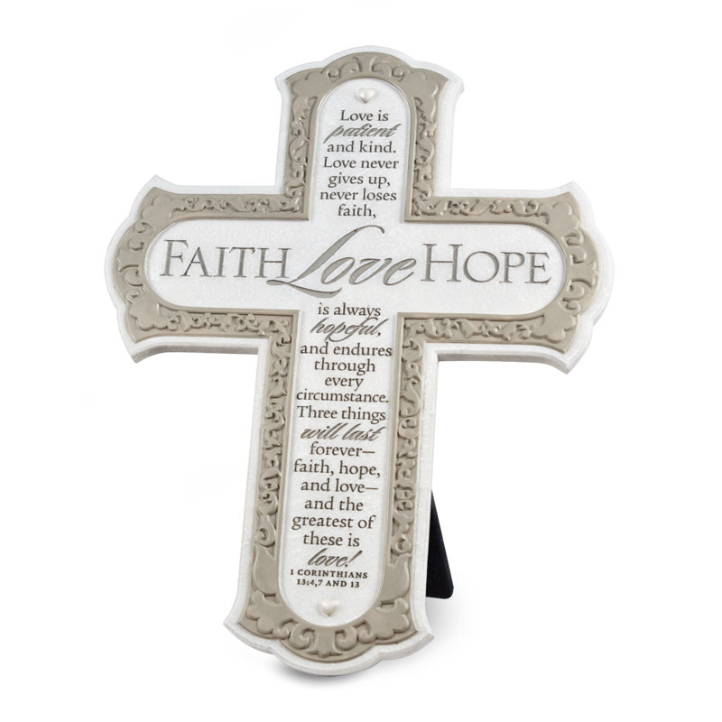 Plaque décorative Hilarion Faith Hope Love