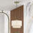 Aselin 1 Light Antique Brass Pendant-122725052