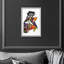 Manuel Roman - Capa Canvas Abstract Print by Oliver Gal, Black Frame, 10 x 15-1083470827-1331864102