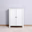 Armoire de rangement pour salle de bain avec tablette réglable à double porte