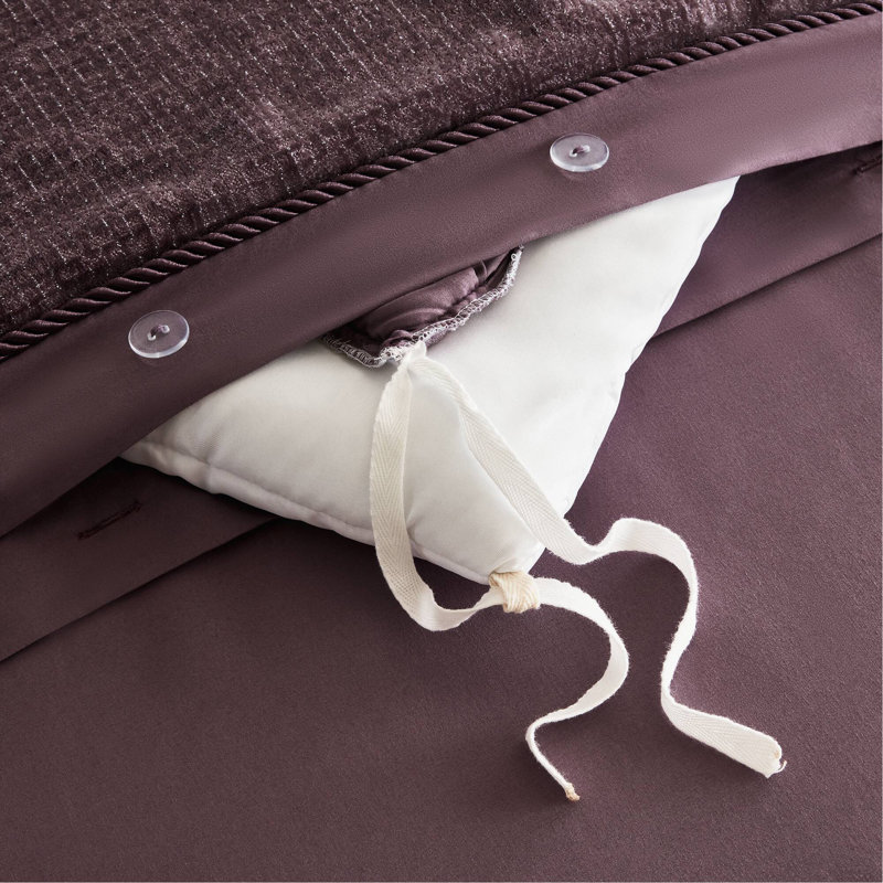 8-Piece Queen Comforter Set,Mauve