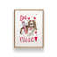 «Be Mine Basset» par Deb Strain, reproduction d'art-127210273-127210272-127210276